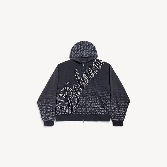 big b オーバーサイズ ジップアップ hoodie