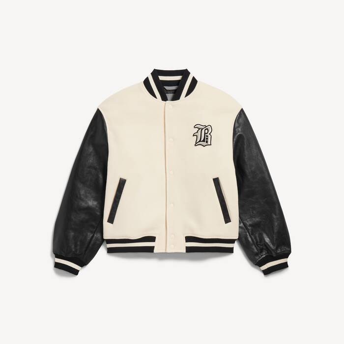 balenciaga | nba collaboration varsity jacket