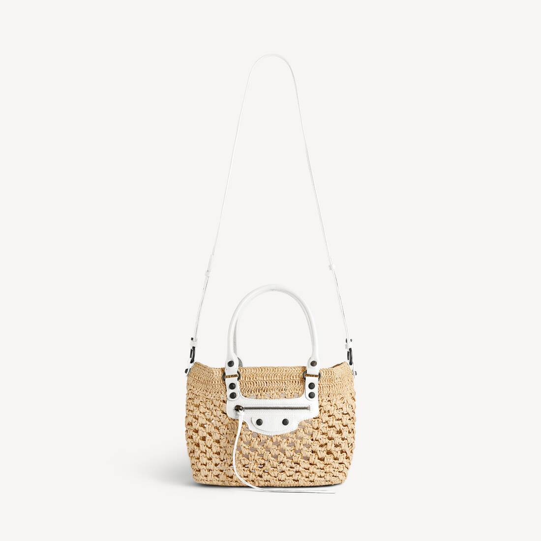 Women's Le City Basket Small in Natural/optic White | Balenciaga Greece EN - Image 4