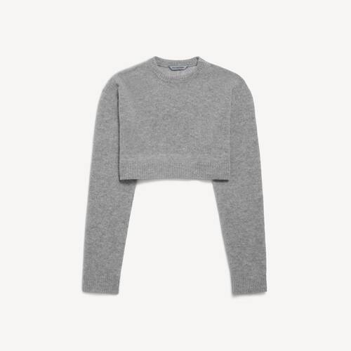 cropped crewneck