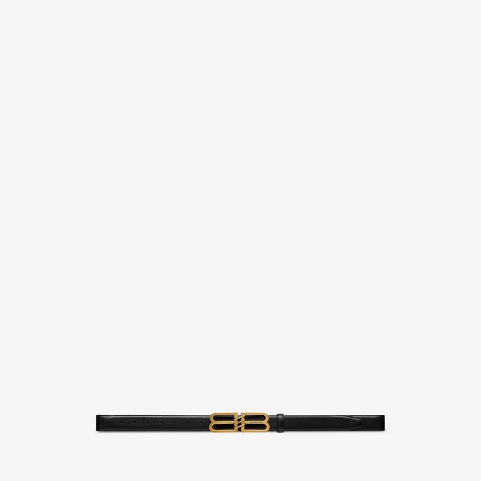 Women's Bb Signature Belt in Black - Women | Balenciaga United States EN - Image 1