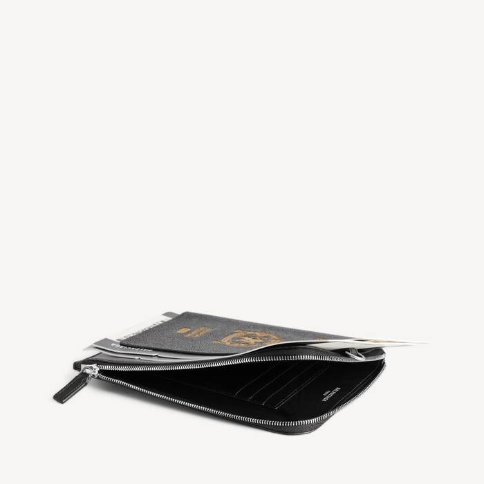 Men's Passport Phone Holder in Black - Men | Balenciaga Japan EN - Image 2