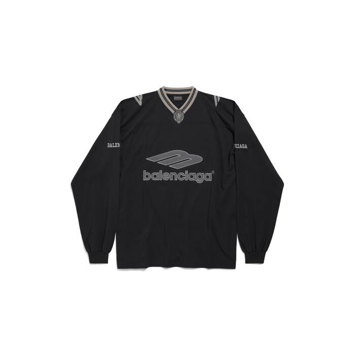 3b football langärmliges t-shirt mit v-ausschnitt