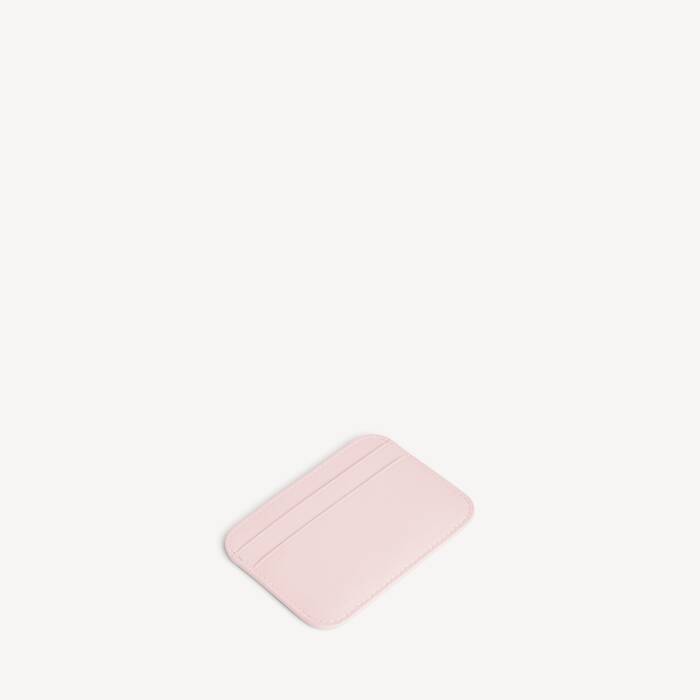 Women's Cash 2.0 Card Holder  in Suede Pink - Women | Balenciaga Canada EN - Image 2