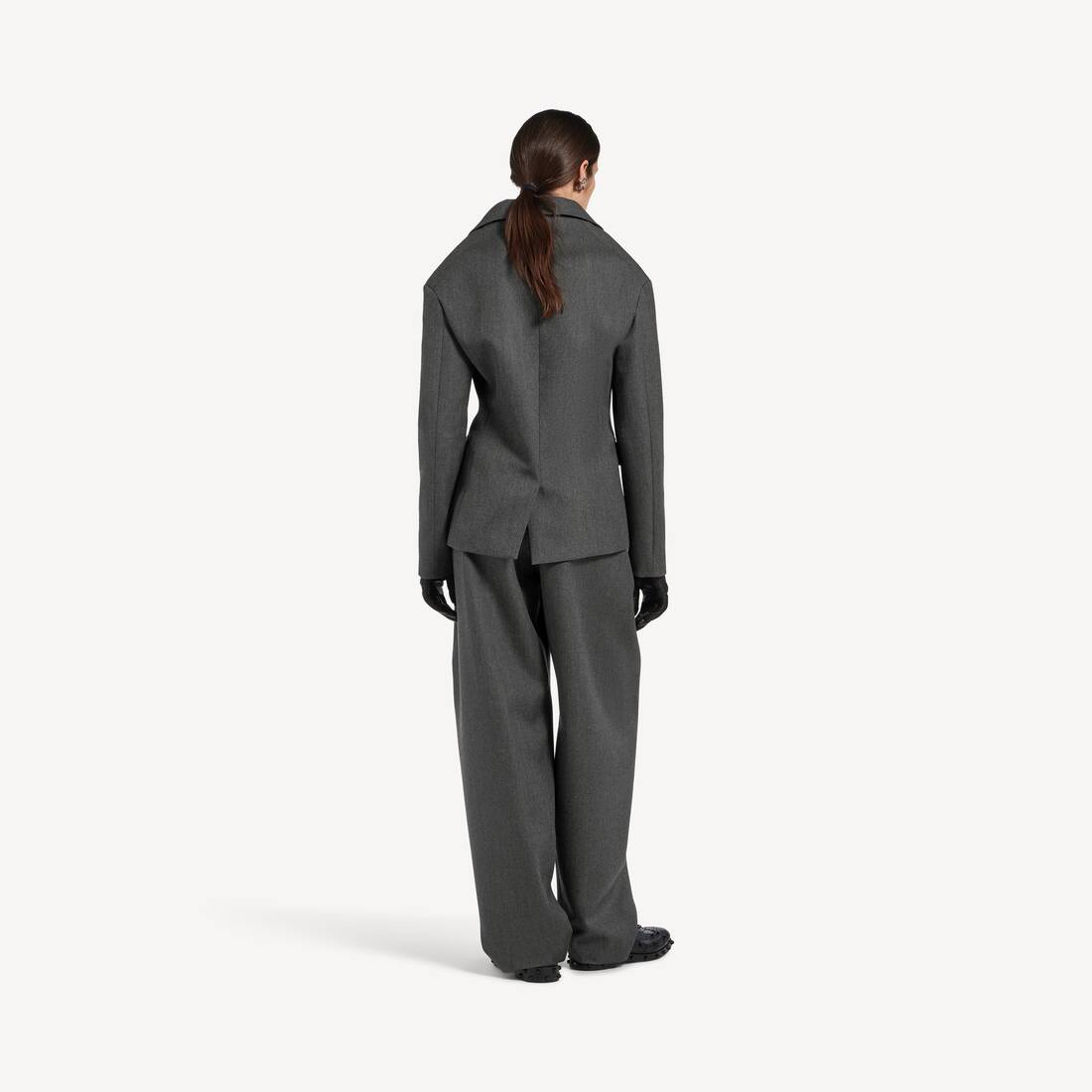 ダークグレー の ウィメンズ ストールジャケット  | Balenciaga 日本 JA - Image 4