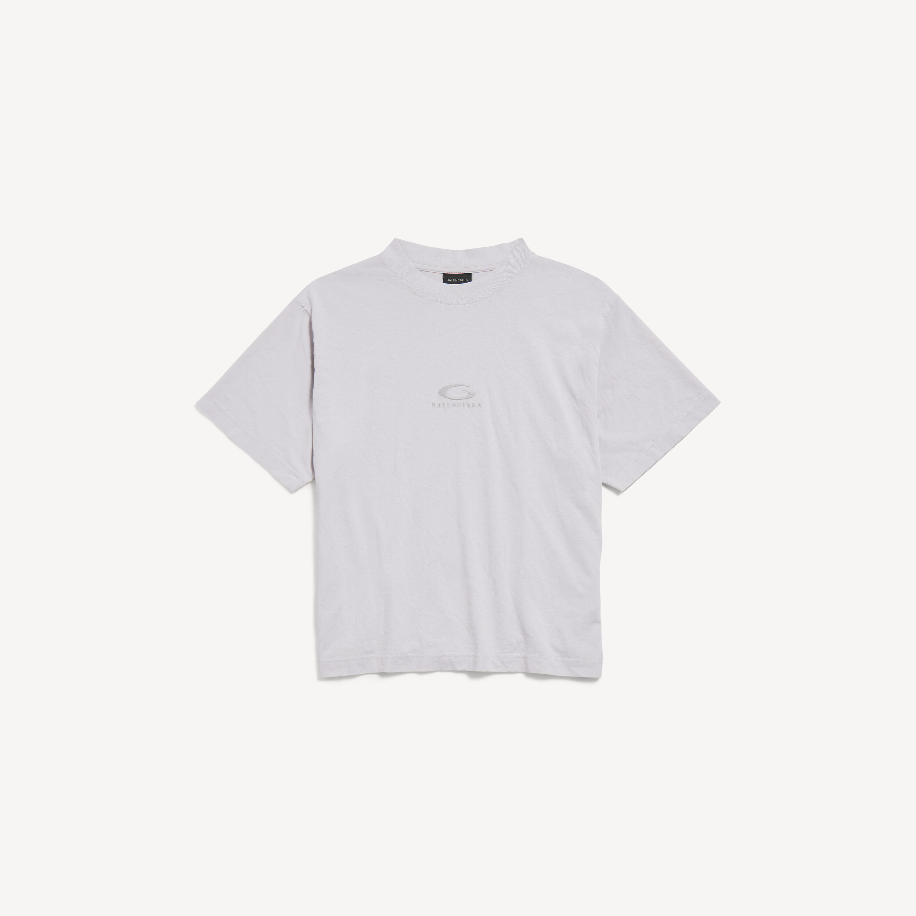 Women's Balenciaga Back T-shirt Medium Fit in Dirty White