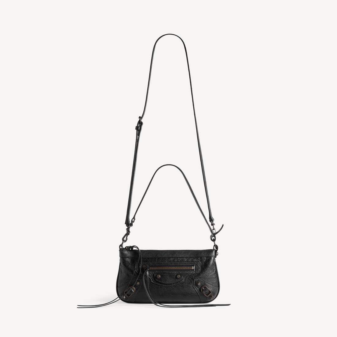 Women's Le City Pouch On Strap in Black | Balenciaga Malaysia EN - Image 4