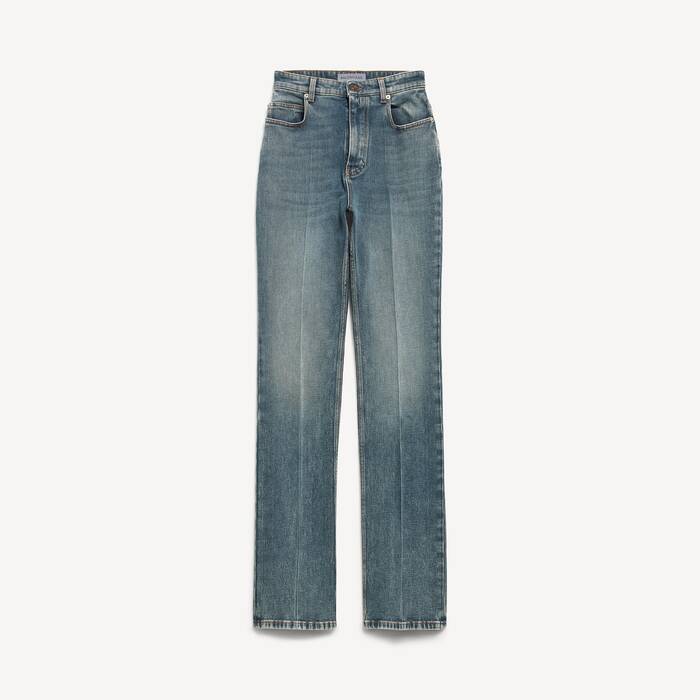 high waist slim jeans