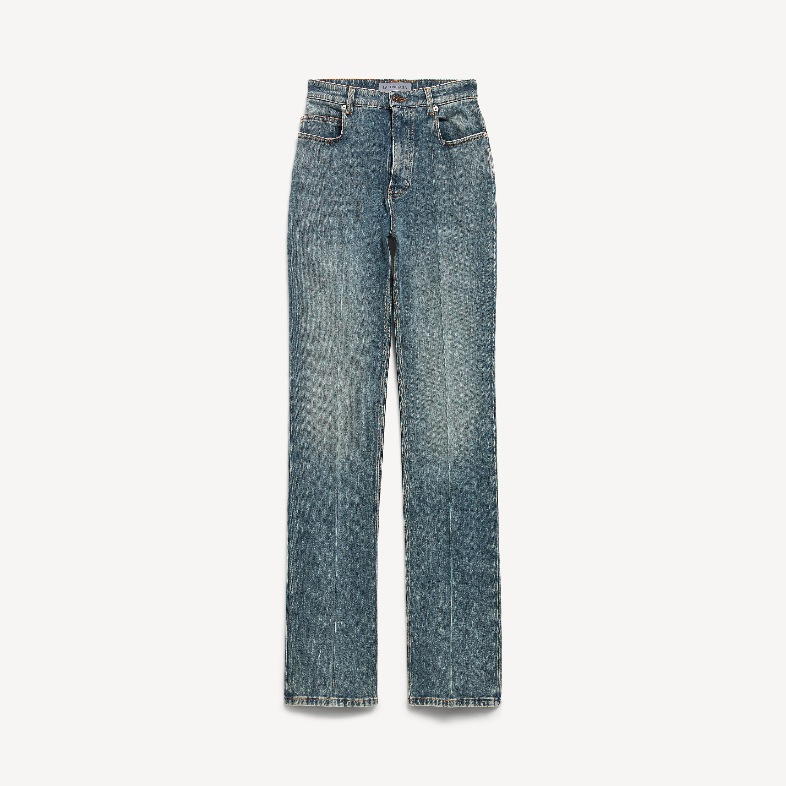 High waist slim jeans