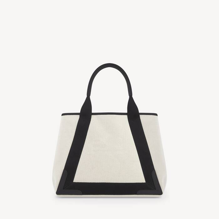 Ela's Bolsa Cabas Navy M&eacute;dia em Bege - Ela | Balenciaga Brasil PT - Image 2