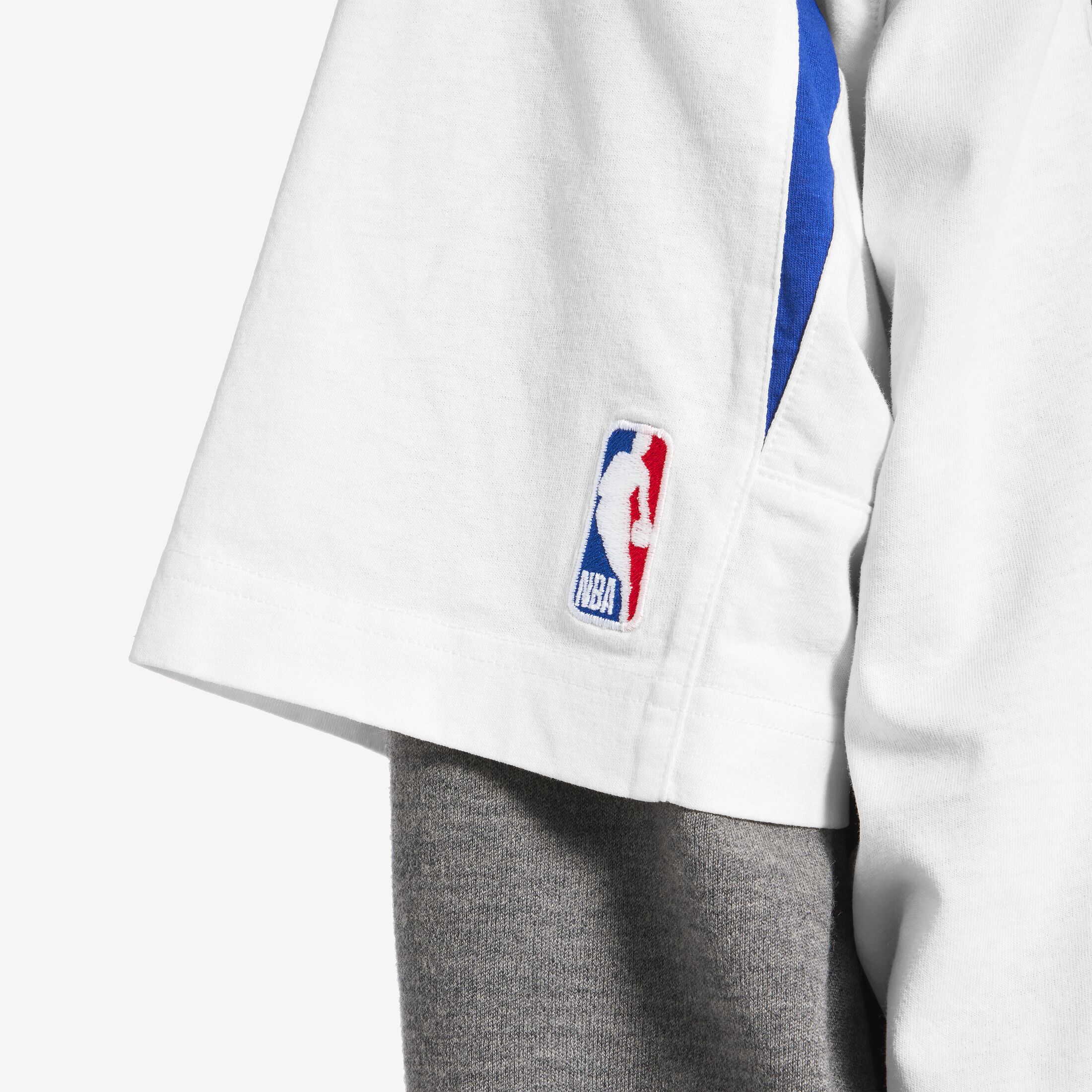 발렌시아가 남성 발렌시아가 | NBA 컬래버레이션 오버사이즈 티셔츠 (화이트/멀티컬러) 863852TTVW28487