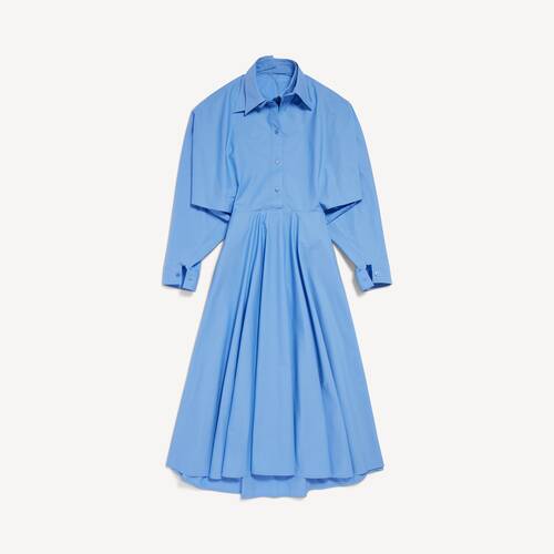 long poplin dress