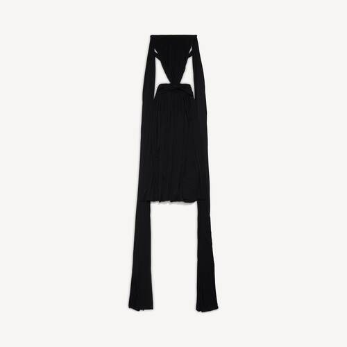 cutout draped dress