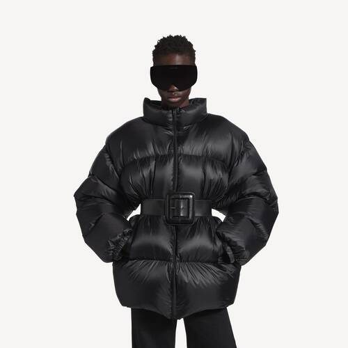 벨트 아워글래스 쇼트 푸퍼