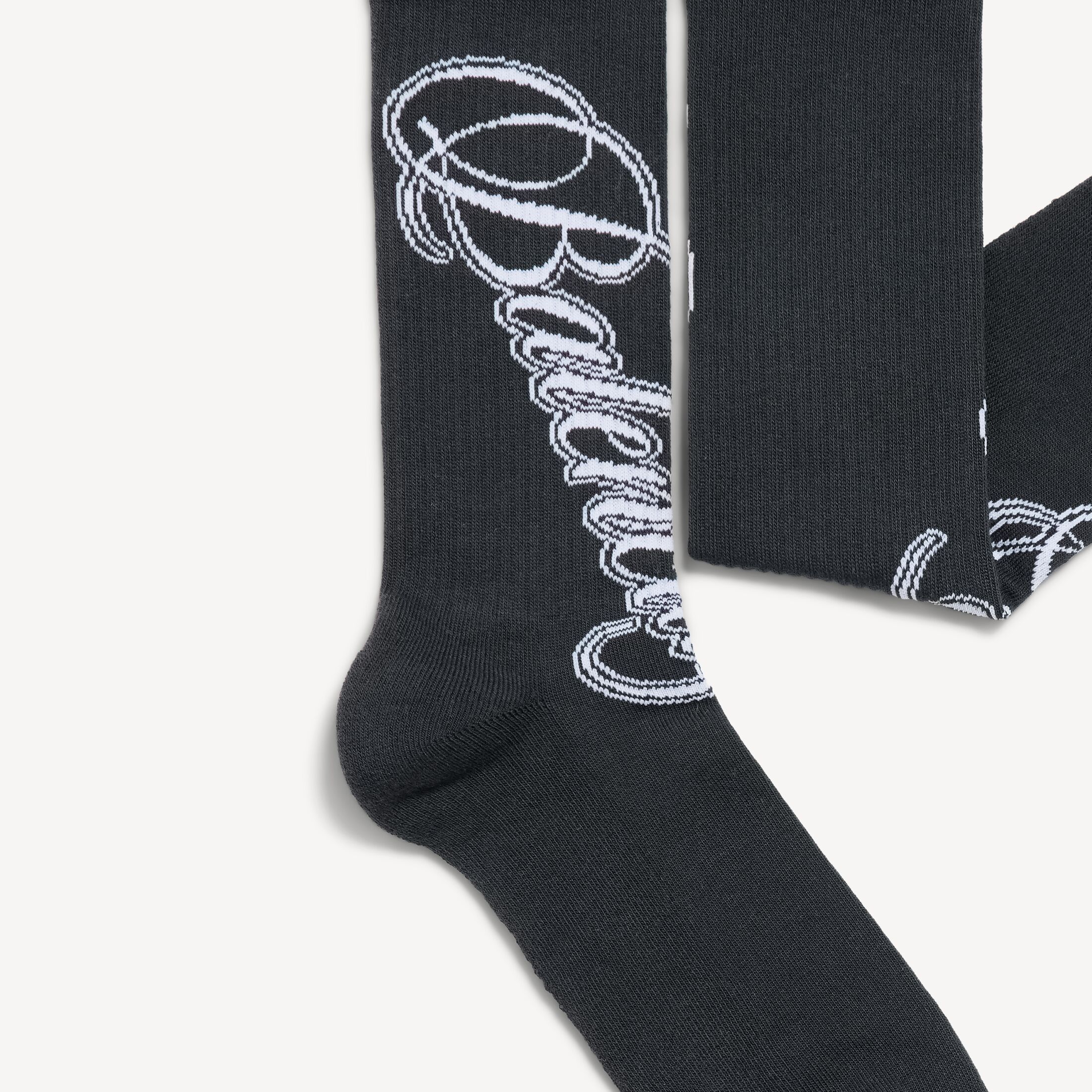 Cursive socks