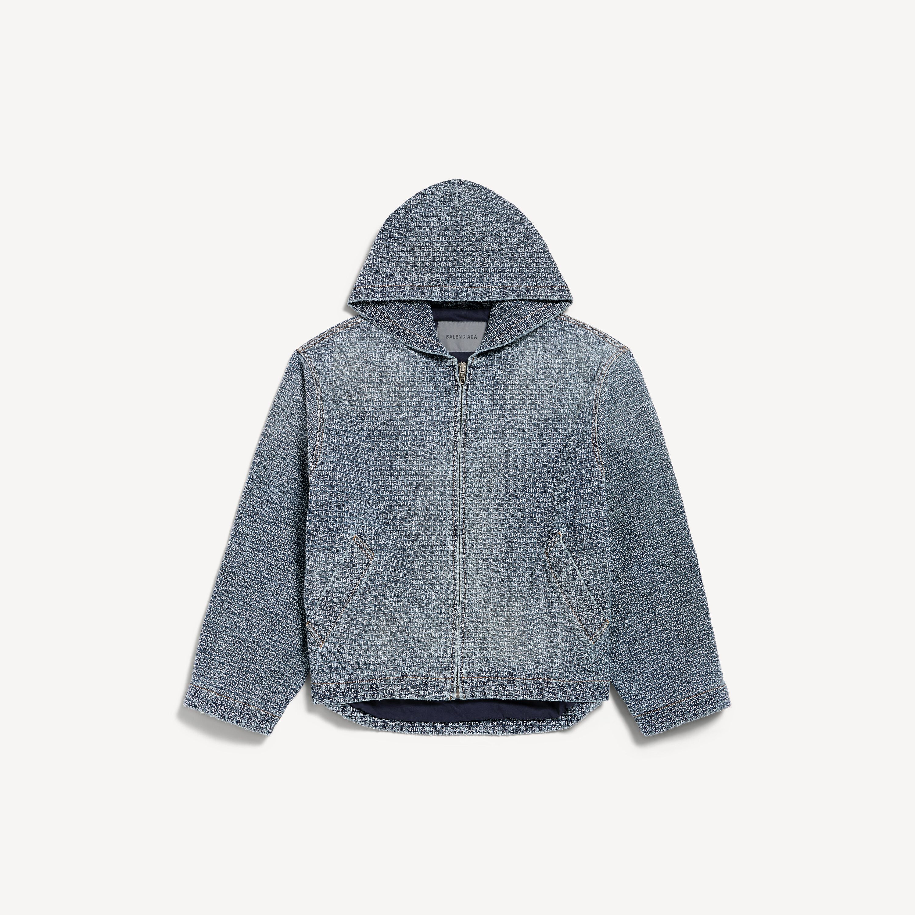 Denim stitch フーディジャケット