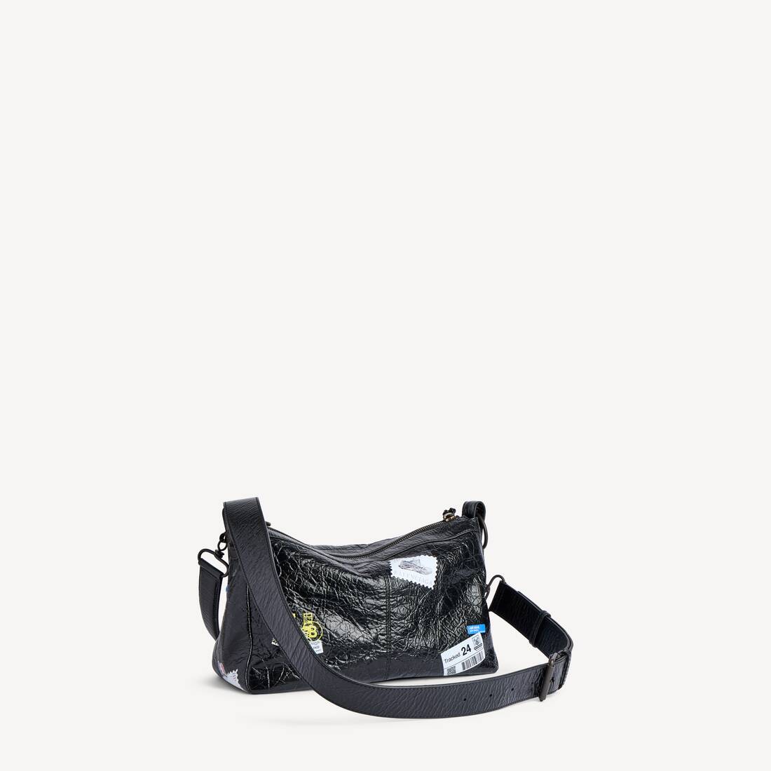 Men's Le City Moto Bag Small in Black | Balenciaga Republic Of Korea EN - Image 3