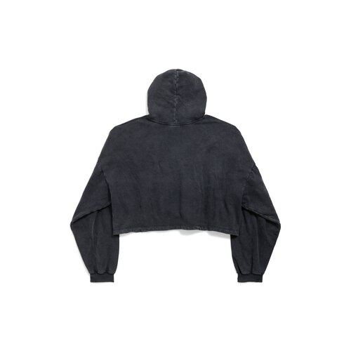 kittycat cropped hoodie