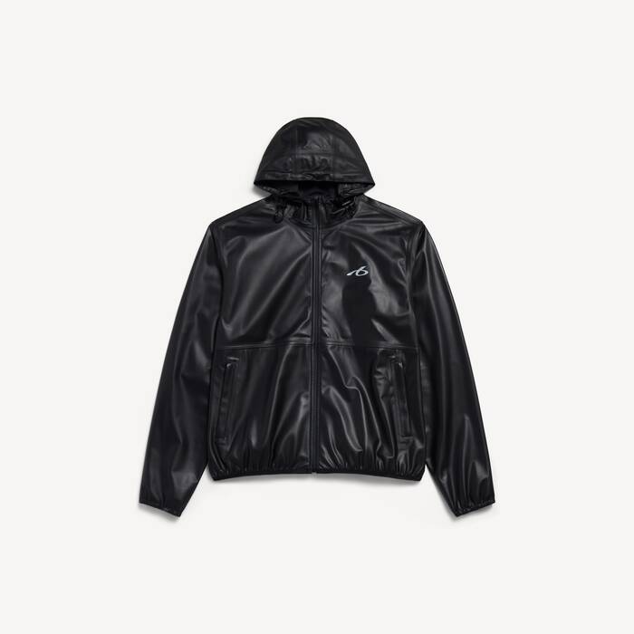 Men's Techwear Rain Jacket in Black - Men | Balenciaga Australia EN - Image 1