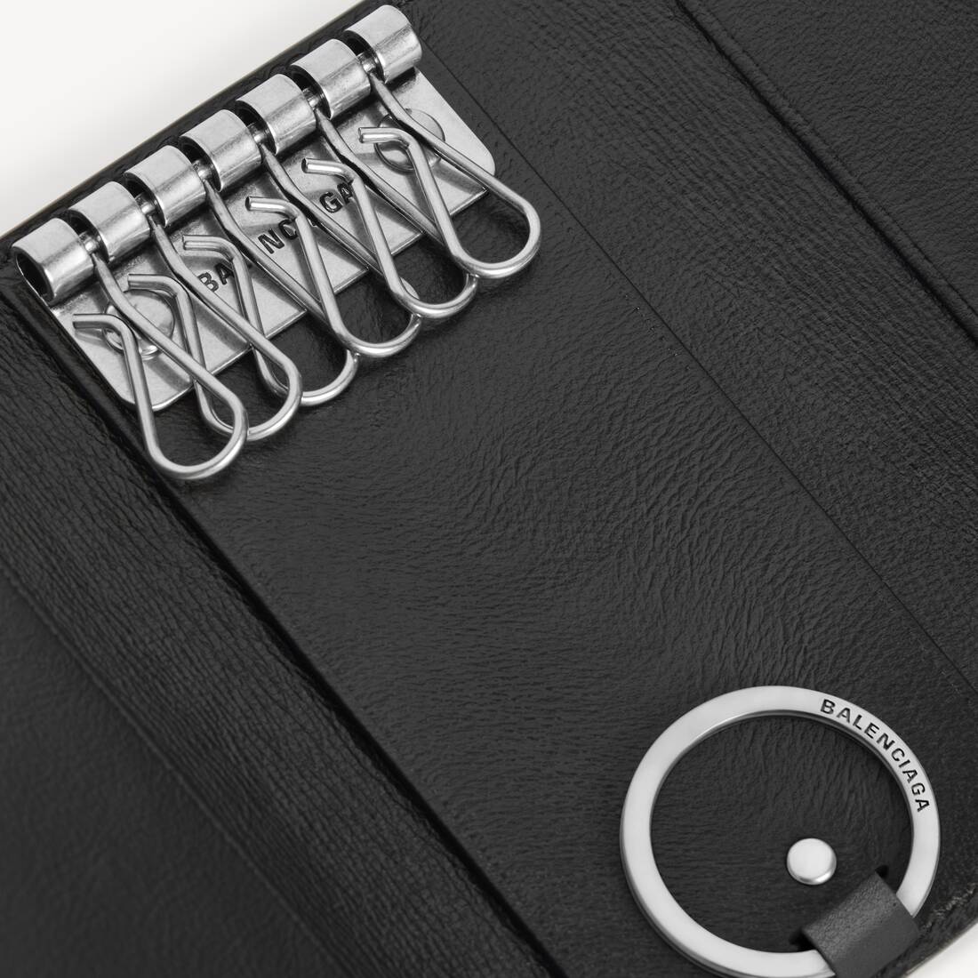 Men's Monaco Key Case in Black | Balenciaga Japan EN - Image 4