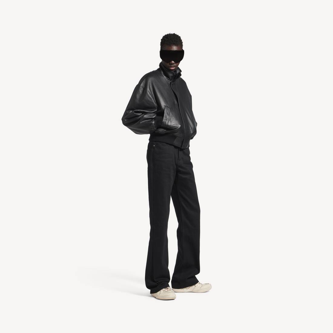 Women's Straight Fit Pants in Black | Balenciaga Australia EN - Image 2