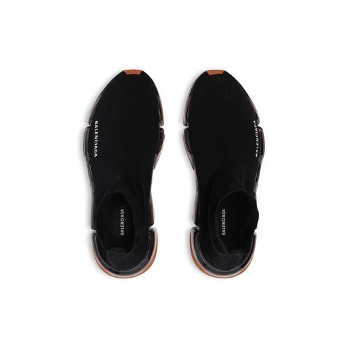 sneaker speed 2.0 full clear sole in maglia riciclata