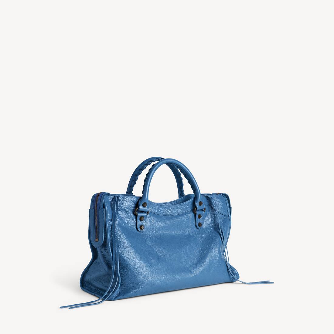 Women's Le City Bag Medium in Denim Blue | Balenciaga Austria EN - Image 3