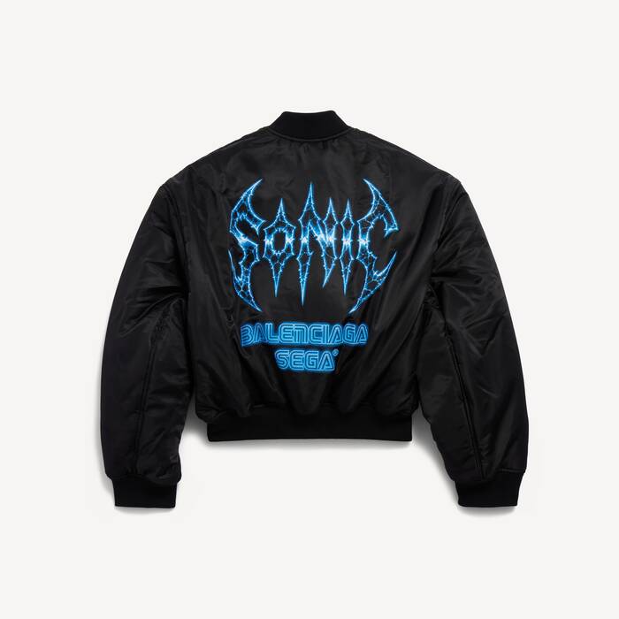 ブラック の メンズ Balenciaga | Sega Sonic The Hedgehog バーシティ ジャケット - メンズ | Balenciaga 日本 JA - Image 2