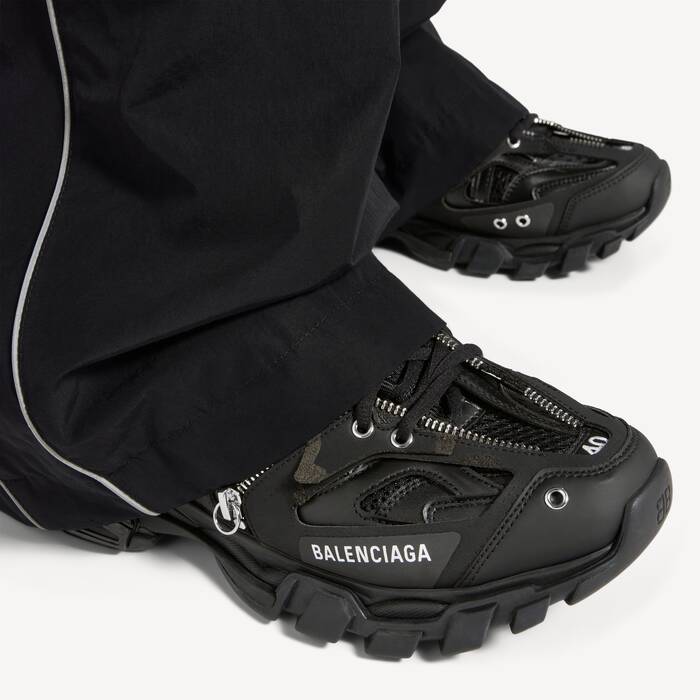 Men's Track Zip Trainers in Black - Men | Balenciaga United Kingdom EN - Image 3