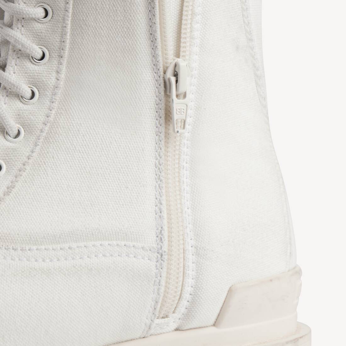 Combat Strike Stiefel f&uuml;r Herren in Wei&szlig; | Balenciaga Schweiz DE - Image 3