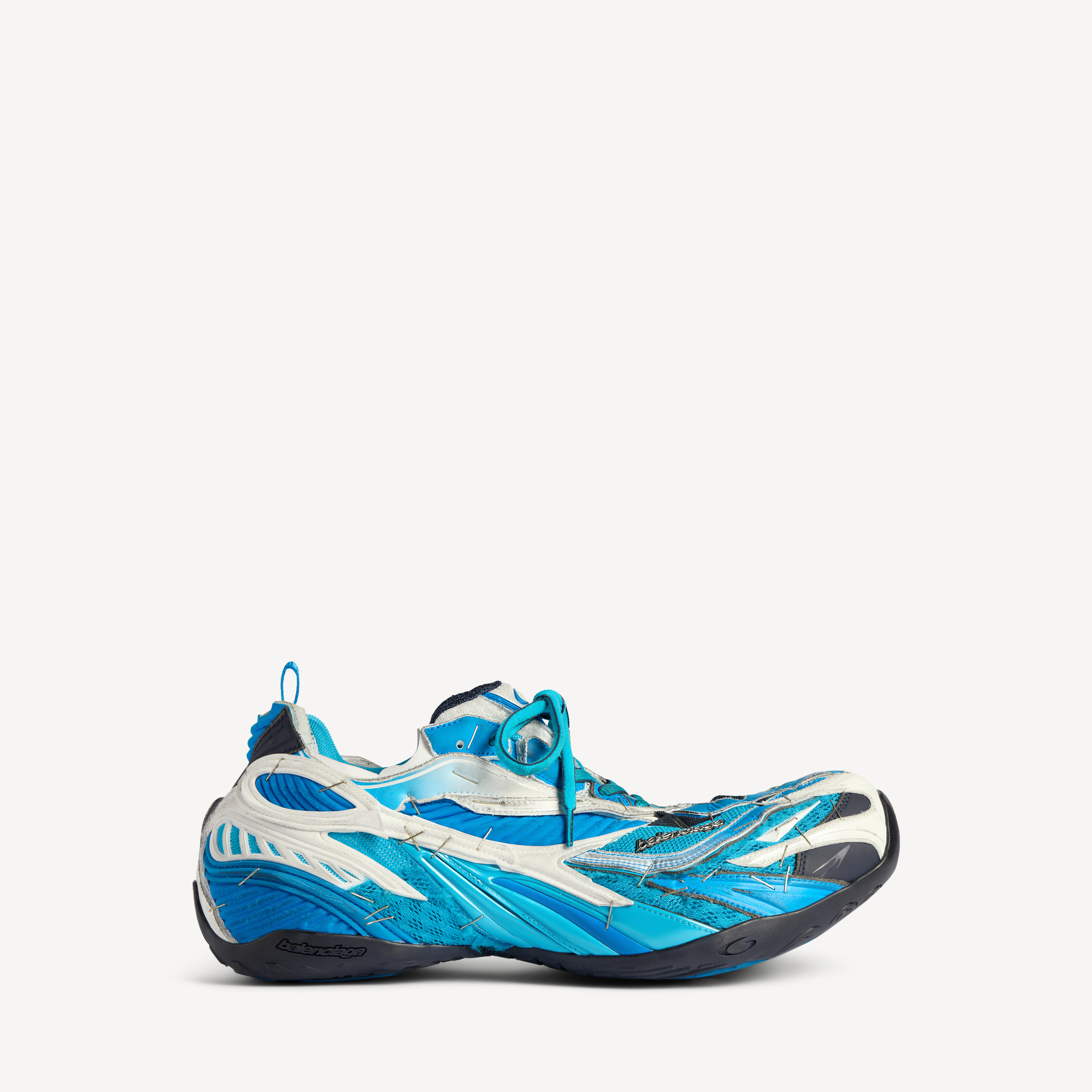 ブルー/ホワイト/シルバー の メンズ Soleless スニーカー