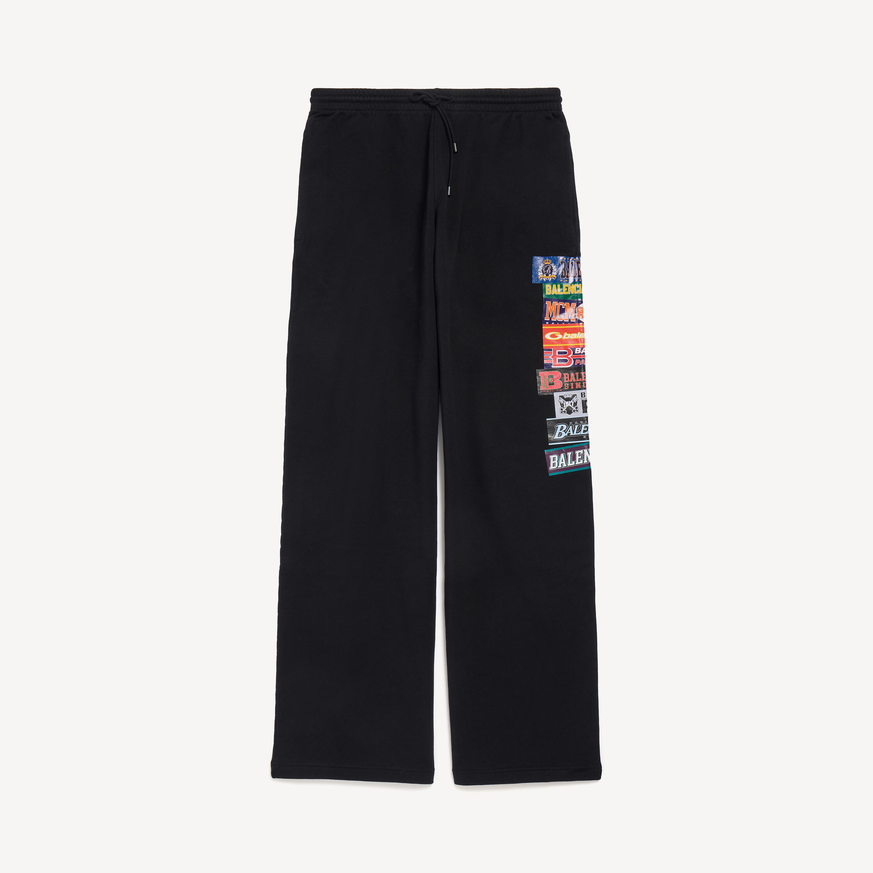 Balenciaga bumper stickers baggy sweatpants