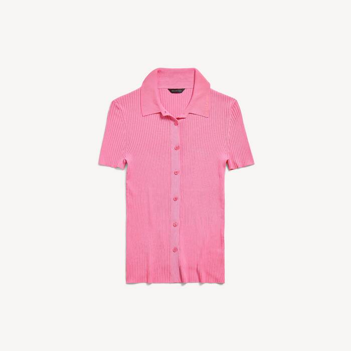 Ela's Camisa Manga Curta  em Rosa-claro - Ela | Balenciaga Brasil PT - Image 1