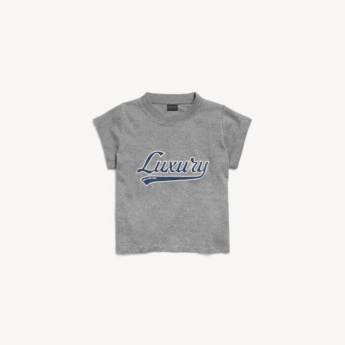 luxury script shrunk t-shirt