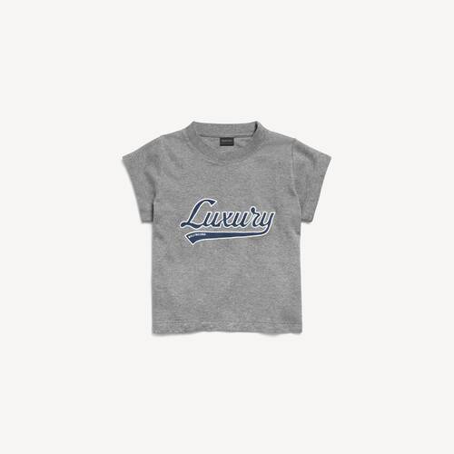luxury script shrunk t-shirt