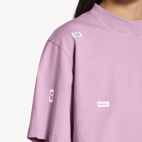 520 stickers cropped t-shirt