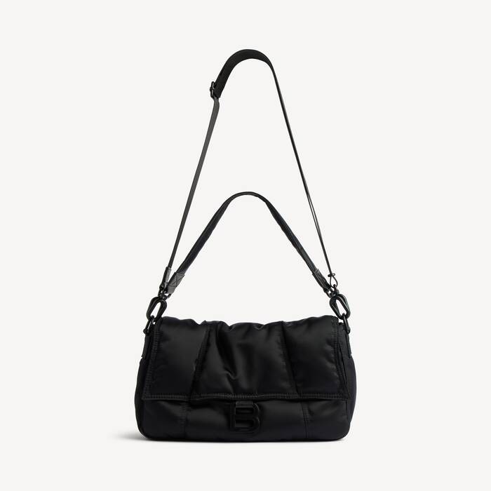 Sac Board Hourglass Moyen pour Homme en Noir - Homme | Balenciaga Belgique FR - Image 1