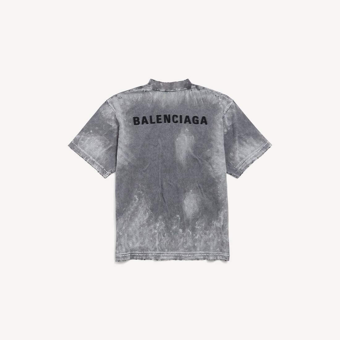 Men's Balenciaga Back Medium Fit T-shirt  in Grey | Balenciaga Japan EN - Image 2