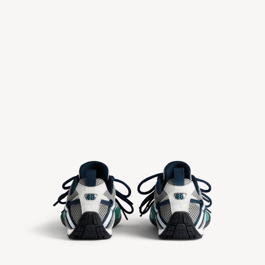 Sneaker Radar Gradient Lines pour Homme en Gris Clair/vert/noir | Balenciaga France FR - Image 4