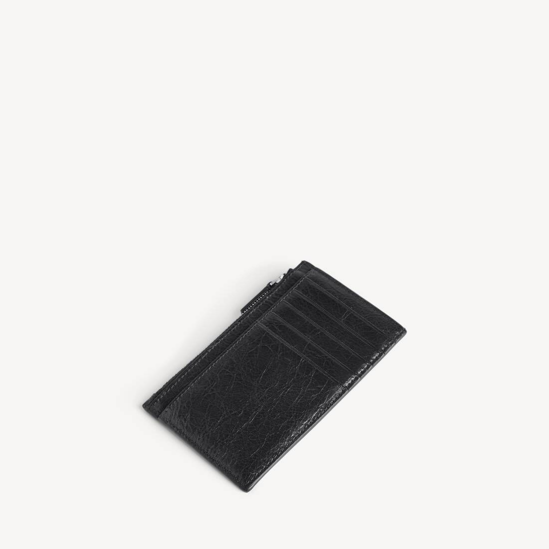 Men's Cash Large Long Coin And Card Holder in Black/green | Balenciaga Japan EN - Image 2