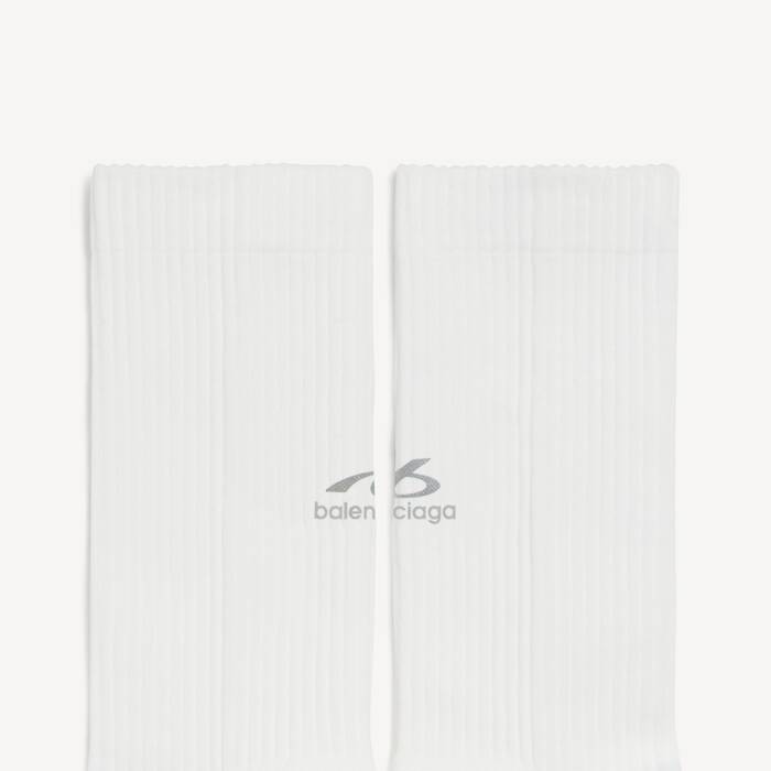Calcetines T&eacute;cnicos Techwear para Mujer en Blanco Roto - Mujer | Balenciaga Espa&ntilde;a ES - Image 3
