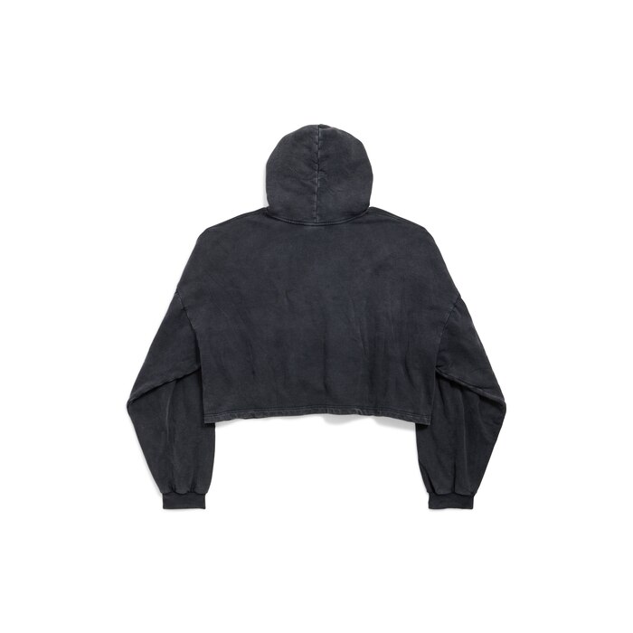 kittycat cropped hoodie