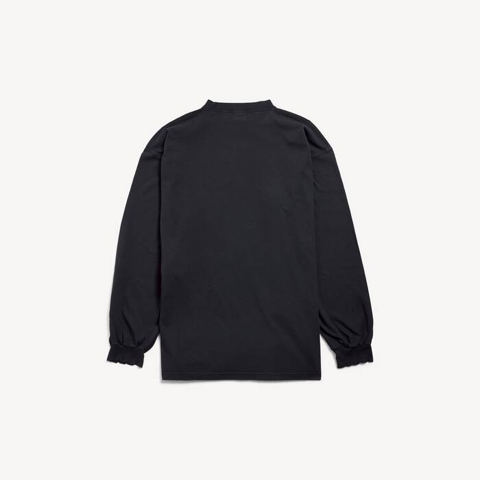 cursive大号版型长袖t恤