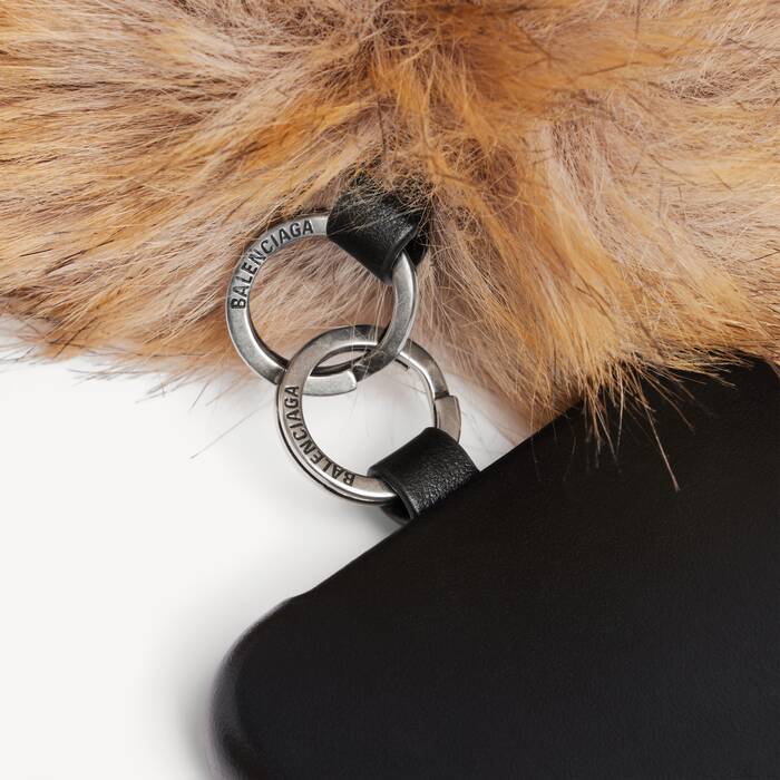 Women's Tech Phone Case in Black/beige - Women | Balenciaga Netherlands EN - Image 2