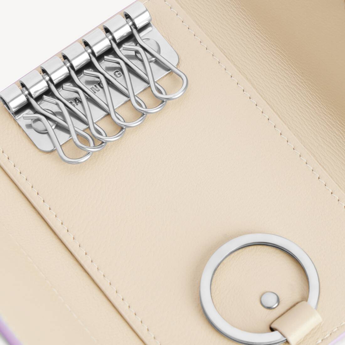 Women's Envelope Key Case With Split Ring in Parma/beige | Balenciaga Japan EN - Image 4