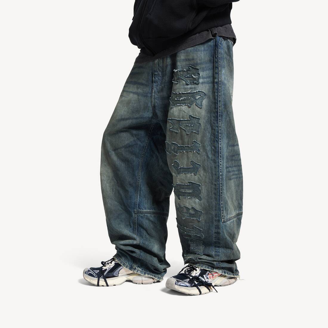 エッグシェル/レッド/ネイビー の メンズ 3xl Split Logo スニーカー | Balenciaga 日本 JA - Image 5