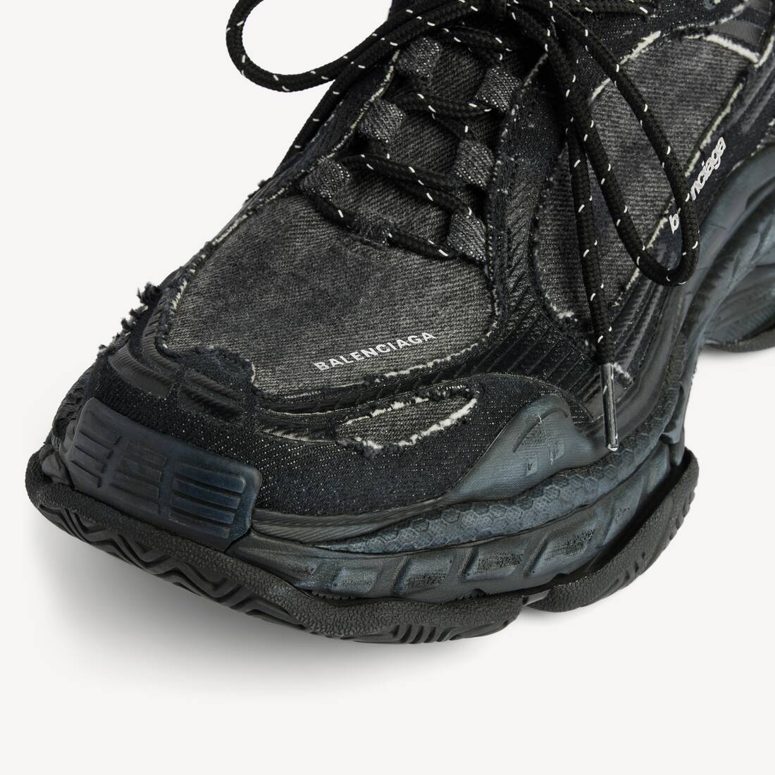 Men's Triple S.2 Denim Sneaker in Black | Balenciaga Portugal EN - Image 2