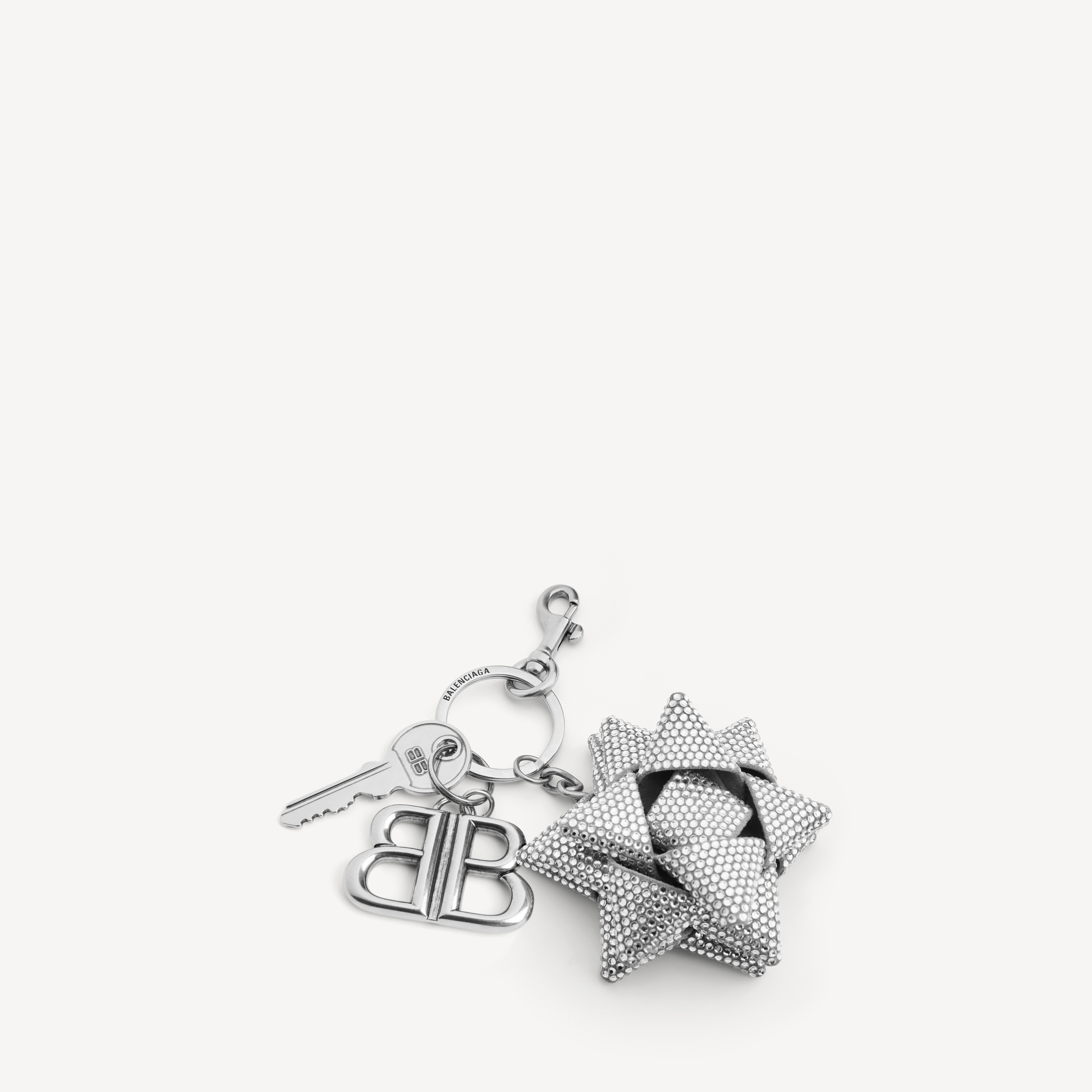 Women's Charm/keychain Gifting Bow in Crystal | Balenciaga US