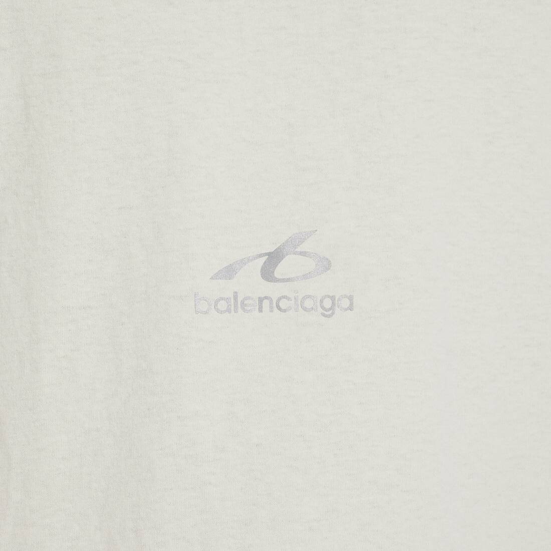 Men's Bodies Oversized T-shirt in Ivory | Balenciaga Republic Of Korea EN - Image 6