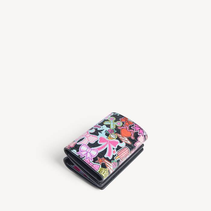 여성 르 시티 미니 지갑 블랙/멀티컬러 - 여성 | 발렌시아가 대한민국 KO - Image 2